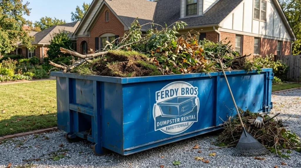 Yard Waste Dumpster Rental Fayetteville